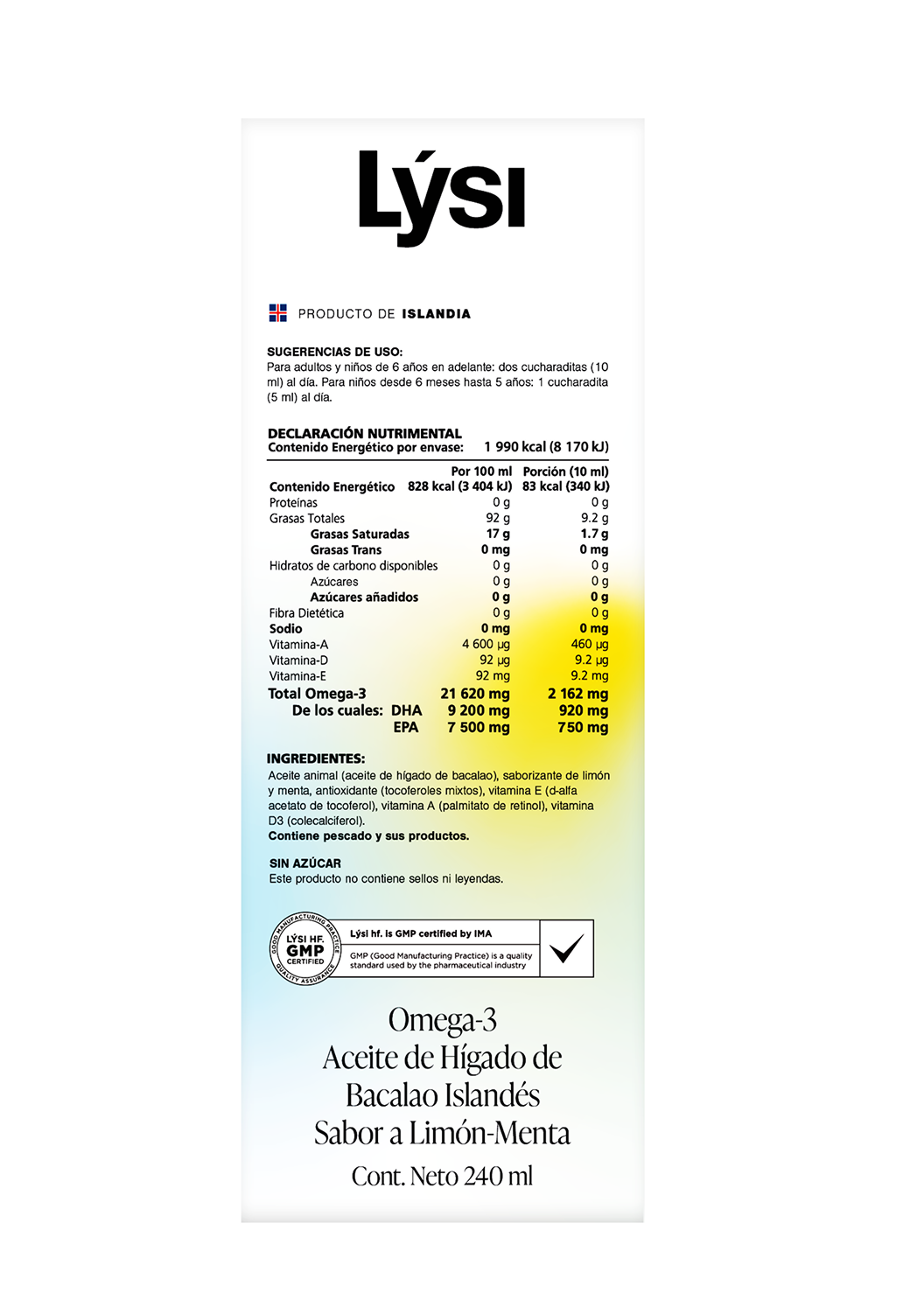 Etiqueta Lýsi
