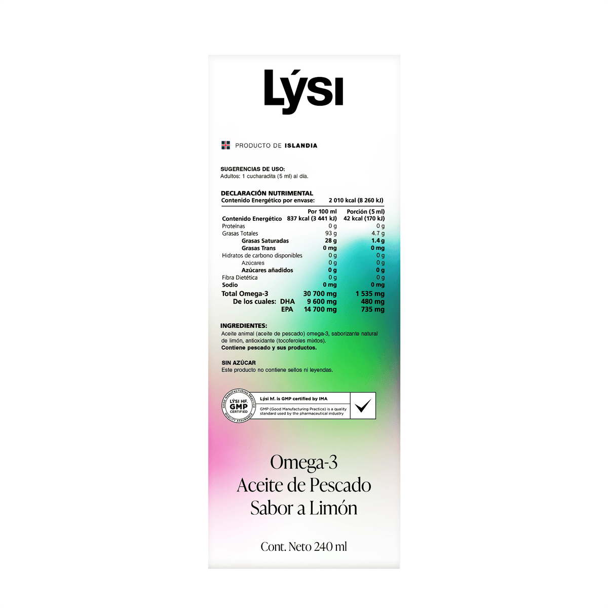 Lýsi Aceite de Pescado — Omega-3 Puro y Natural - LysiMexico