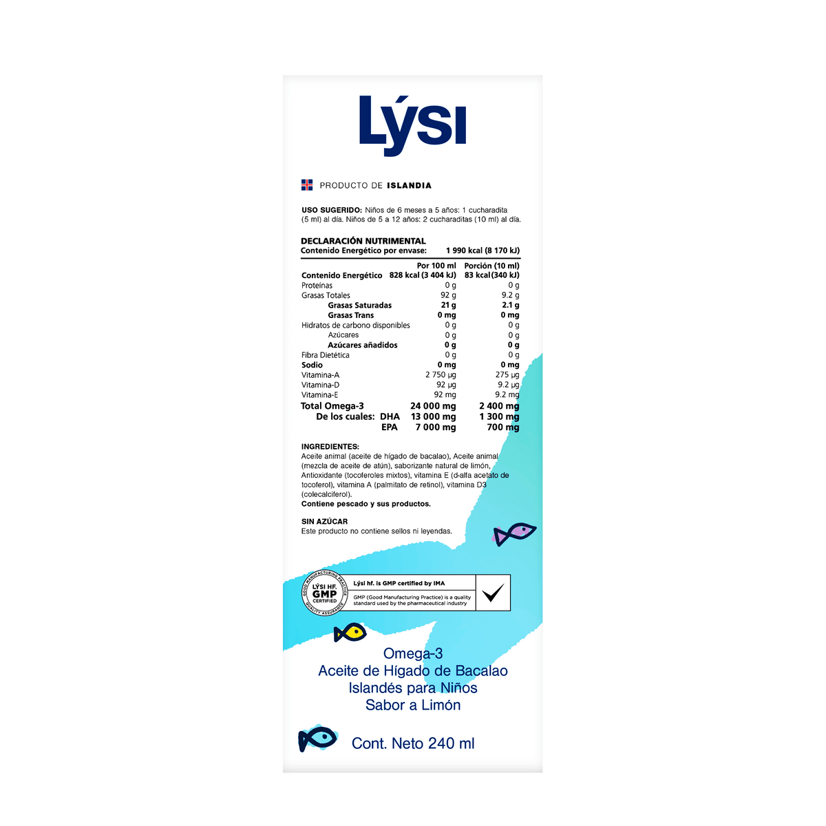 Lýsi Junior — Aceite de Hígado de Bacalao - LysiMexico