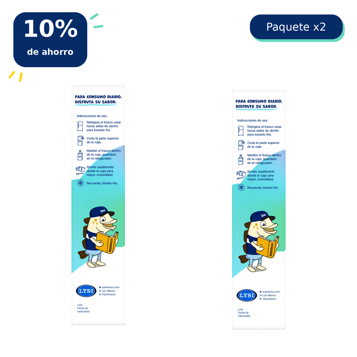 Lýsi Junior — Paquete de 2 botellas - LysiMexico