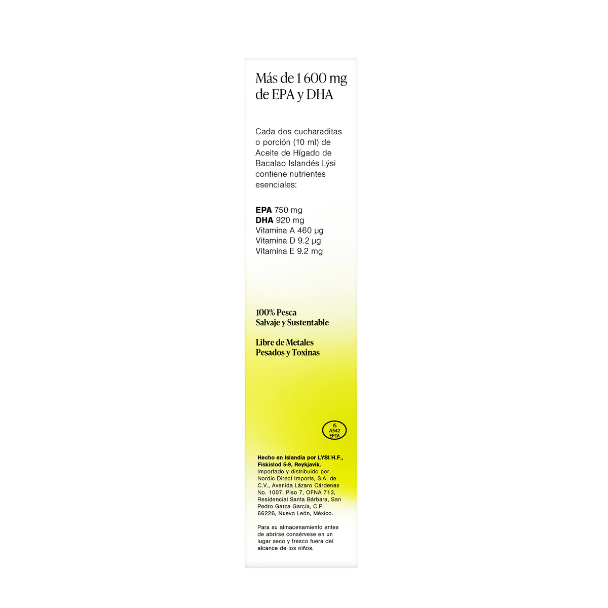 Lýsi Limón — Aceite de Hígado de Bacalao - LysiMexico