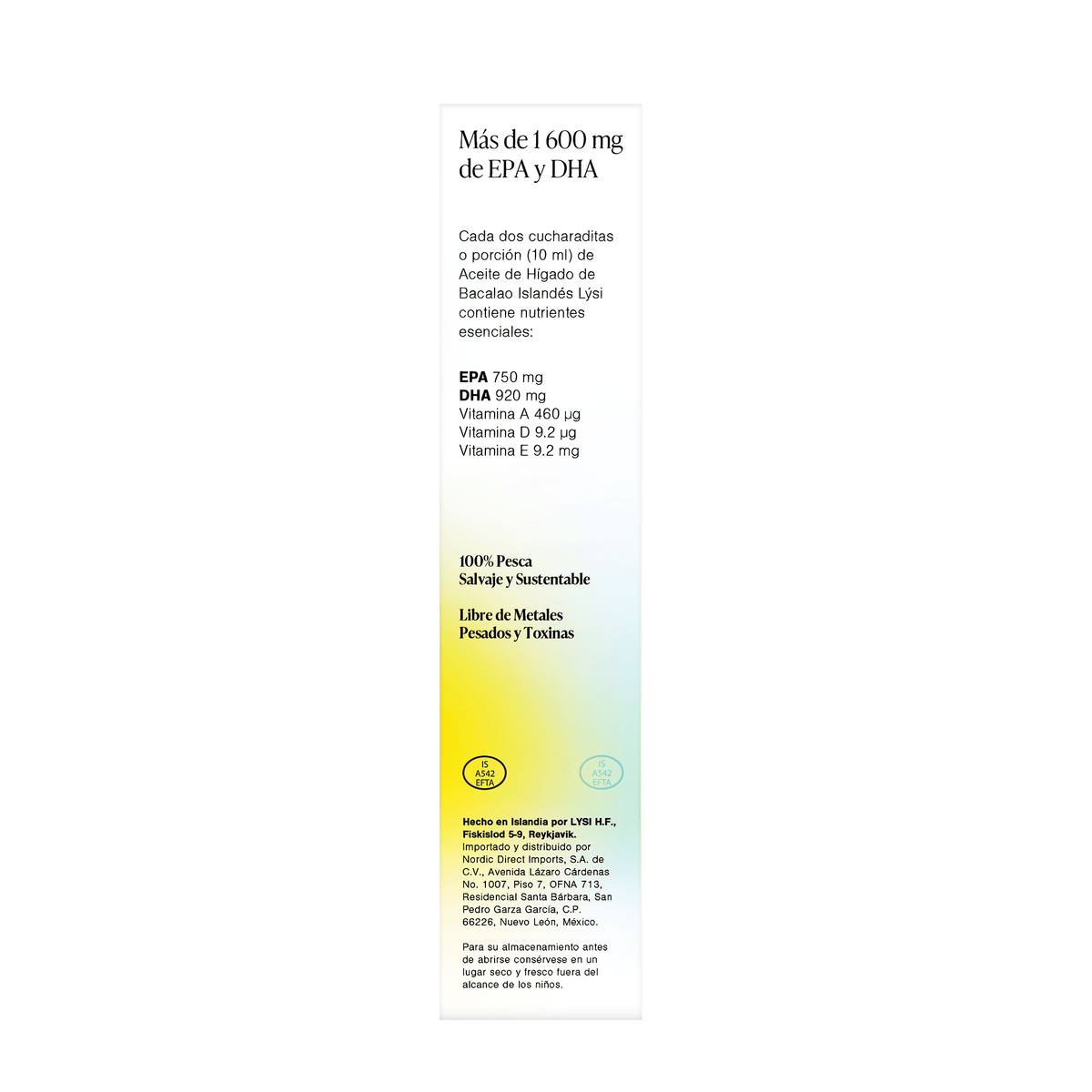 Lýsi Limón-Menta — Aceite de Hígado de Bacalao - LysiMexico