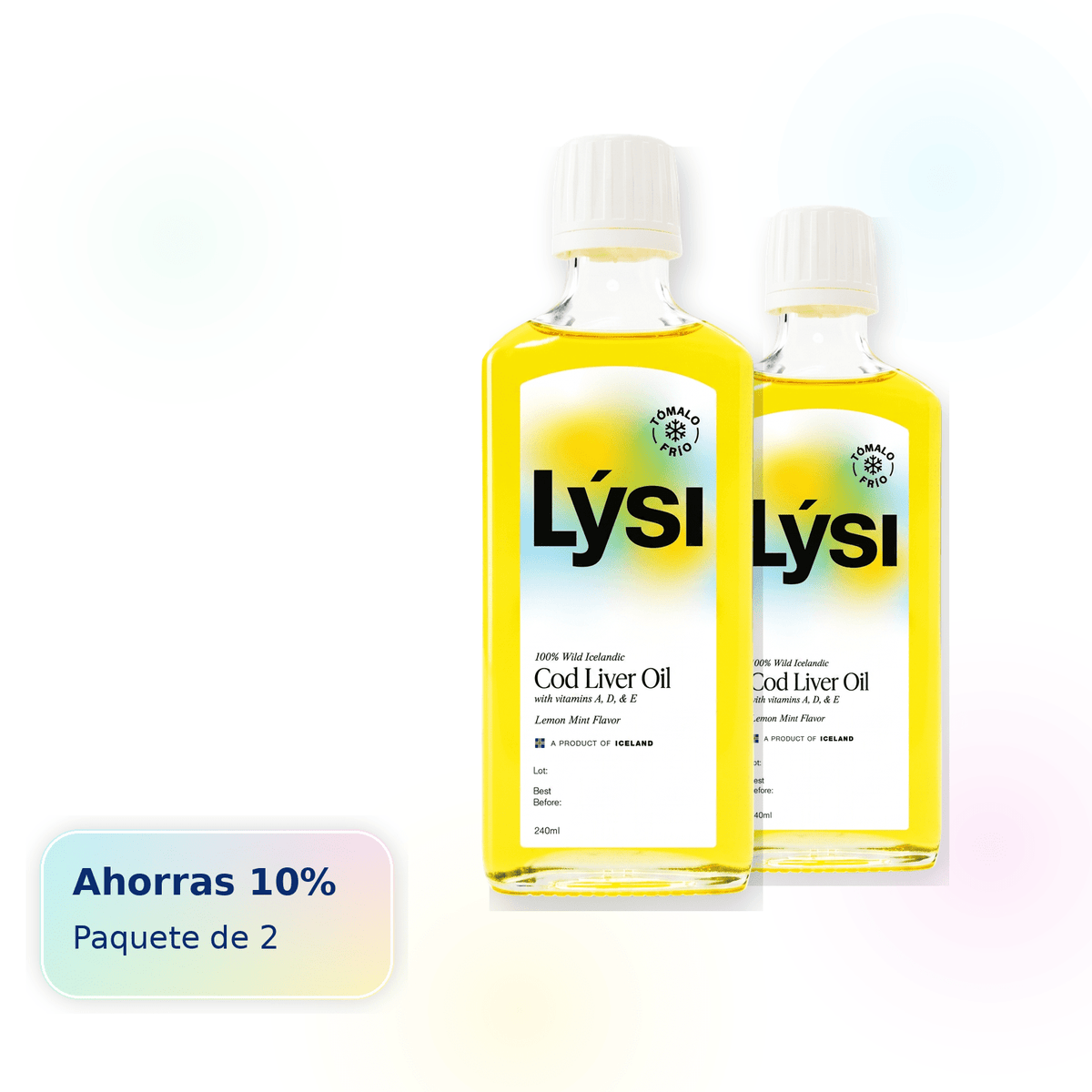 Lýsi Limón-Menta — Paquete de 2 botellas - LysiMexico