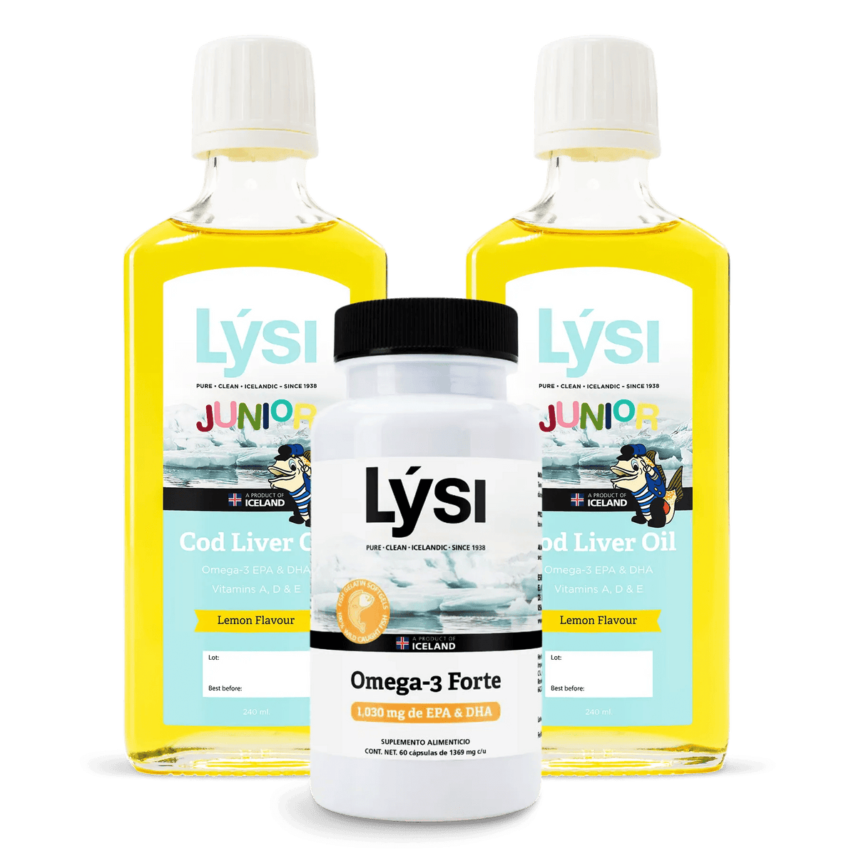 Paquete Lýsi Junior + Omega-3 Forte - LysiMexico